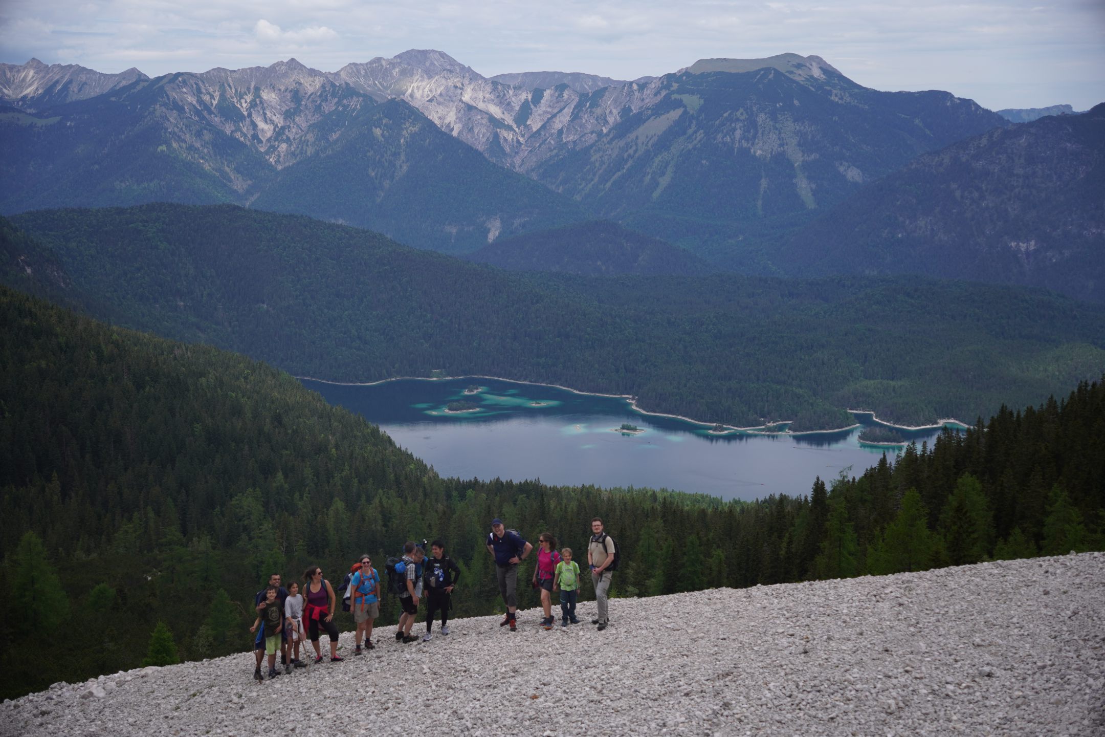 Familiengruppe am Eibsee