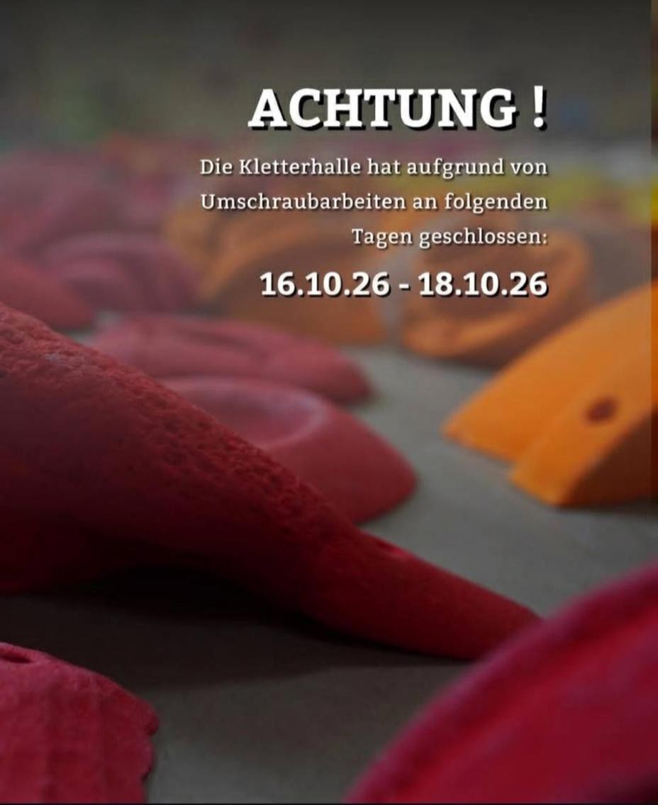 Umschrauben 16.10.-18.10.26